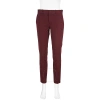 Polo Ralph Lauren Burgandy Mid-rise Tapered-leg Trousers In Burgandy