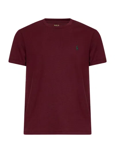 Polo Ralph Lauren Burgundy Short-sleeved T-shirt