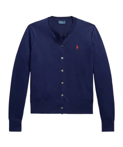 Polo Ralph Lauren Button Cardigan In Blue