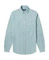 Polo Ralph Lauren Cotton Chambray Button-down Shirt In Blue