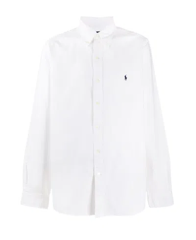 Polo Ralph Lauren Classic Pony Logo Oxford Shirt In White