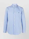 Polo Ralph Lauren Button-down Collar Striped Pattern Long Sleeves Shirt In White