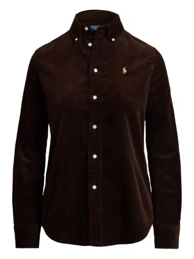 POLO RALPH LAUREN BUTTON-DOWN CORDUROY SHIRT