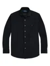 Polo Ralph Lauren Custom-fit Garment Dyed Oxford Shirt In Black