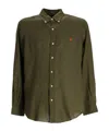 Polo Ralph Lauren Classic Fit Linen Shirt In New Olive