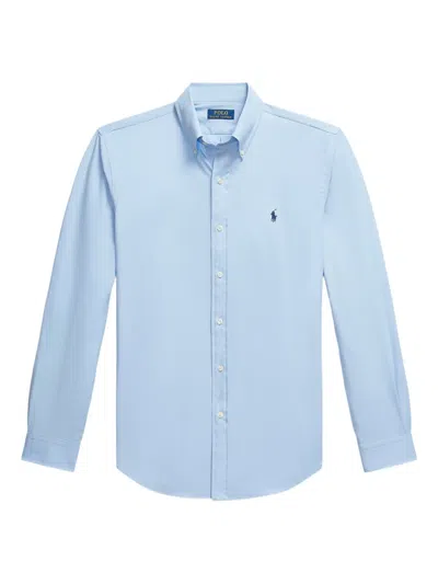 Polo Ralph Lauren Custom Fit Shirt Clothing In Blue