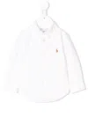 Polo Ralph Lauren Klassisches Button-down-hemd In Weiss