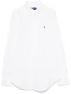 Polo Ralph Lauren Ls Brkn St-long Sleeve-button Front Shirt In White