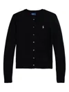 Polo Ralph Lauren Button-fastening Cardigan In Black
