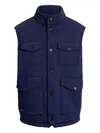 Polo Ralph Lauren Button-fastening Gilet In Blue