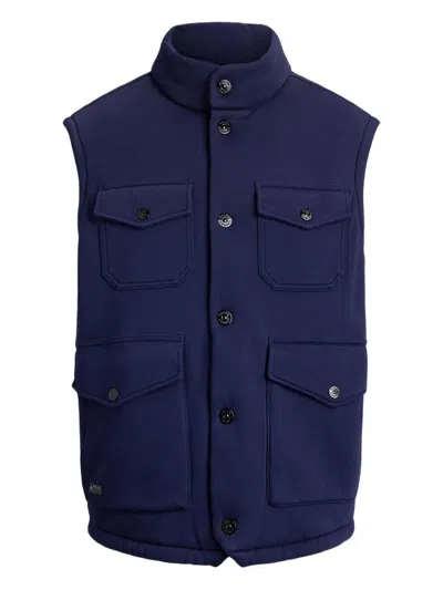 Polo Ralph Lauren Button-fastening Gilet In Blue