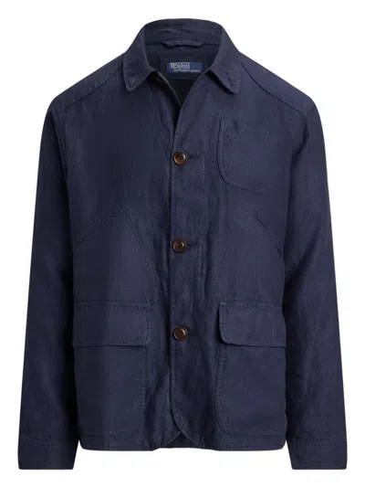 Polo Ralph Lauren Button-fastening Jacket In Blue
