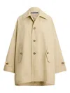 Polo Ralph Lauren Button-fastening Twill Coat In Neutral