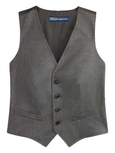 Polo Ralph Lauren Button-fastening Waistcoat In Gray