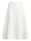 Polo Ralph Lauren Button-front Midi Skirt