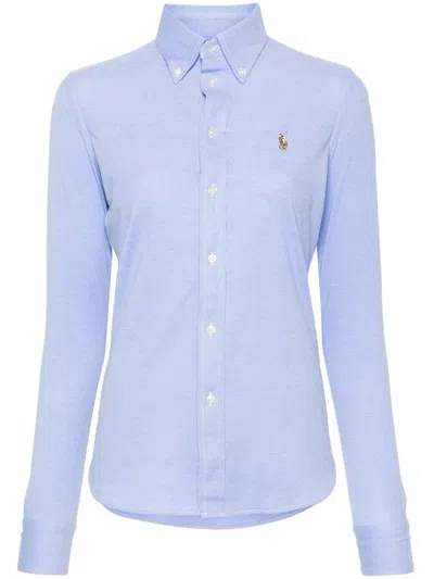 Polo Ralph Lauren Button Front Shirt Clothing In Blue