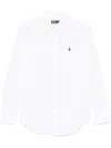 Polo Ralph Lauren Long Sleeve Button Front Shirt In White