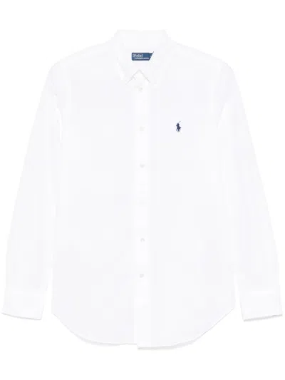 Polo Ralph Lauren Button Front Shirt In White