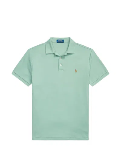 Polo Ralph Lauren Button Polo Shirt In Green