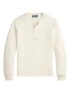 Polo Ralph Lauren Button Sweatshirt In Neutral