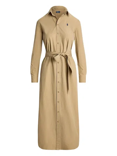 Polo Ralph Lauren Button-up Belted Shirt Dress