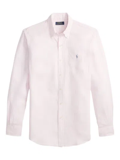 Polo Ralph Lauren Button-up Long-sleeve Shirt In White