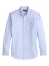 Polo Ralph Lauren Button-up Striped Shirt In Blue