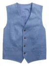 Polo Ralph Lauren Button-up Waistcoat In Blue