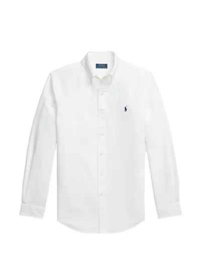 Polo Ralph Lauren Long Sleeves Sport Shirt In White