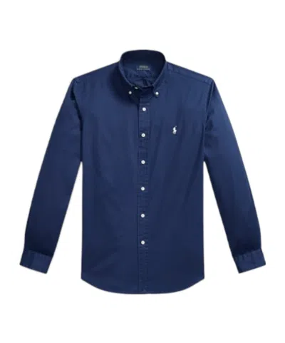 Polo Ralph Lauren Button-down Sport Shirt In Blue