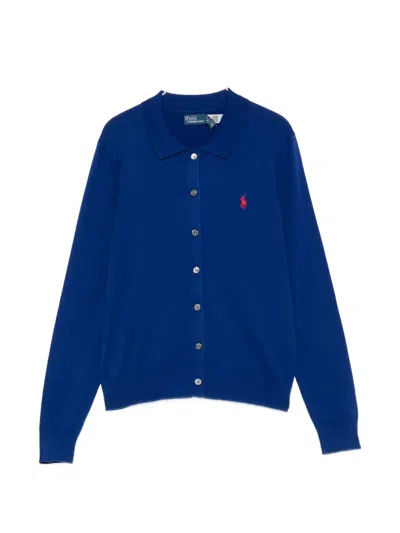 Polo Ralph Lauren Buttoned Cardigan In Blue