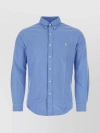 POLO RALPH LAUREN BUTTONED COLLAR OXFORD SHIRT WITH CURVED HEM