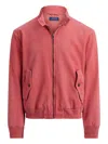 Polo Ralph Lauren Buttoned Cotton Jacket In Red