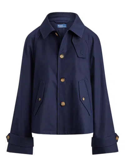 Polo Ralph Lauren Buttoned Jacket In Blue