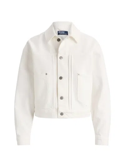 Polo Ralph Lauren Buttoned Jacket In Neutral
