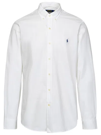 Polo Ralph Lauren Buttoned Long-sleeved Shirt In White