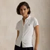 Polo Ralph Lauren Buttoned-placket Polo Shirt In White