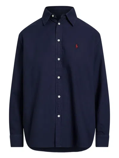 Polo Ralph Lauren Buttoned Shirt In Blue