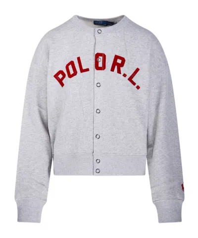 POLO RALPH LAUREN BUTTONED SWEATSHIRT