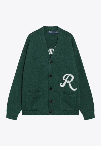 Polo Ralph Lauren Buttoned V-neck Cardigan In Green