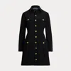 Polo Ralph Lauren Buttoned Wool Jacket In Black