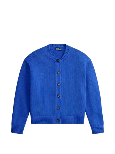 Polo Ralph Lauren Button-up Cardigan In Blue