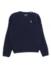 Polo Ralph Lauren Cable Cn-sweater-pullover In Blue