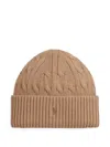 Polo Ralph Lauren Kids' Cable-knit Beanie In Brown