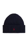 Polo Ralph Lauren Cable-knit Beanie Hat In Black