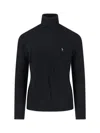 Polo Ralph Lauren Cable Knit Black Turtleneck Sweater With Embroidered Logo