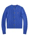 Polo Ralph Lauren Wool And Cashmere Cardigan In Blue