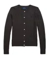 Polo Ralph Lauren Cable-knit Cardigan In Black