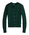 Polo Ralph Lauren Cable-knit Cardigan In Green