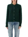 Polo Ralph Lauren Cable-knit Cardigan In Moss Agate